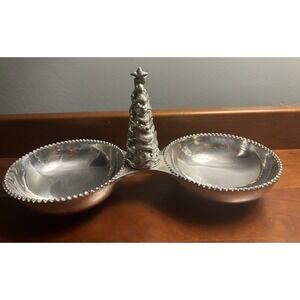 Mariposa Christmas Tree Double Nut/ Candy Dish